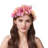 Creative simulation flower wreath headband party dance headband, travel wedding beach photo headgear