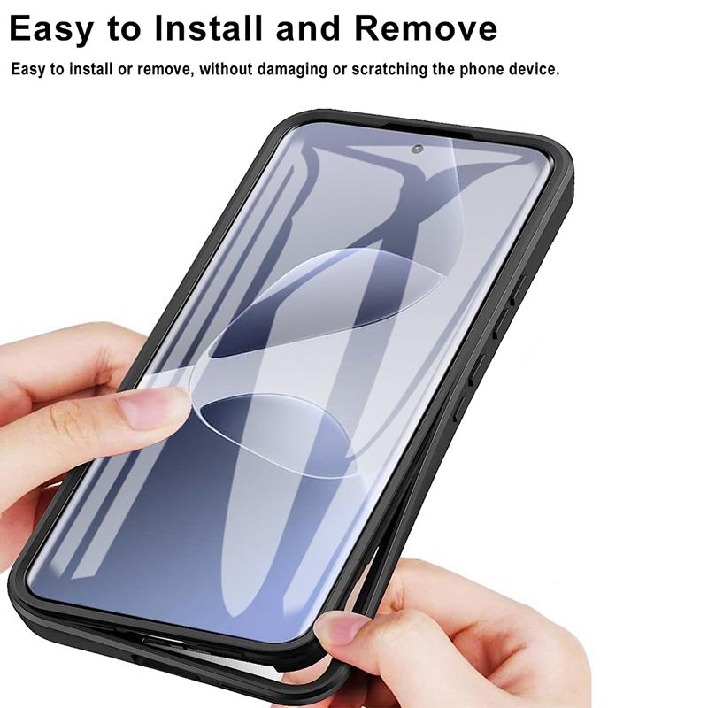 For Infinix Hot 60 Shockproof 360°Double Sided Clear Phone Case For Infinix Hot 60 Pro Plus 60i Lens Screen Full Protection Case