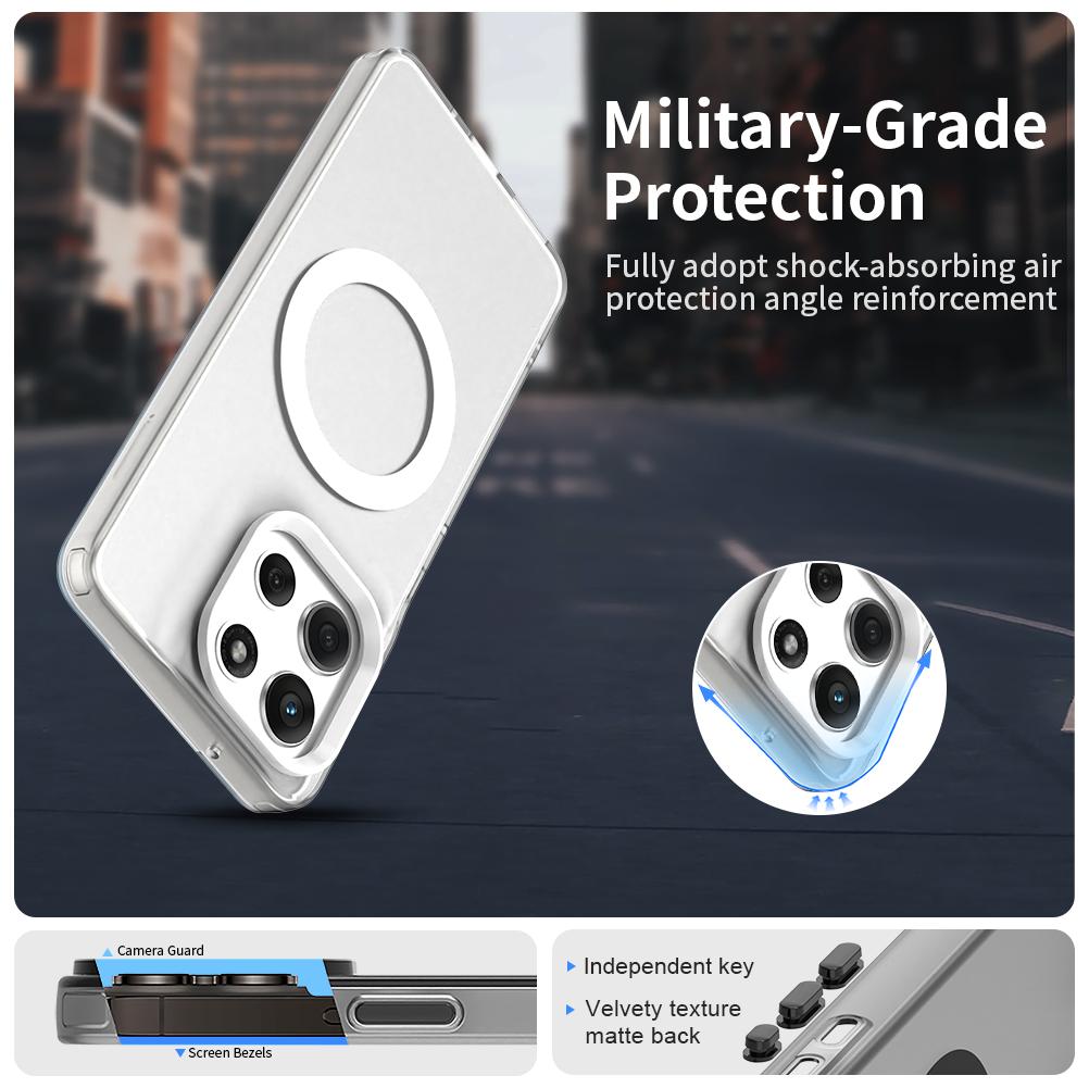 Pro MOTO G35 G56 G86 Tenký Nárazuvzdorný Odolný proti kapkám Proti otiskům prstů Magnetický Matný Kryt na telefon