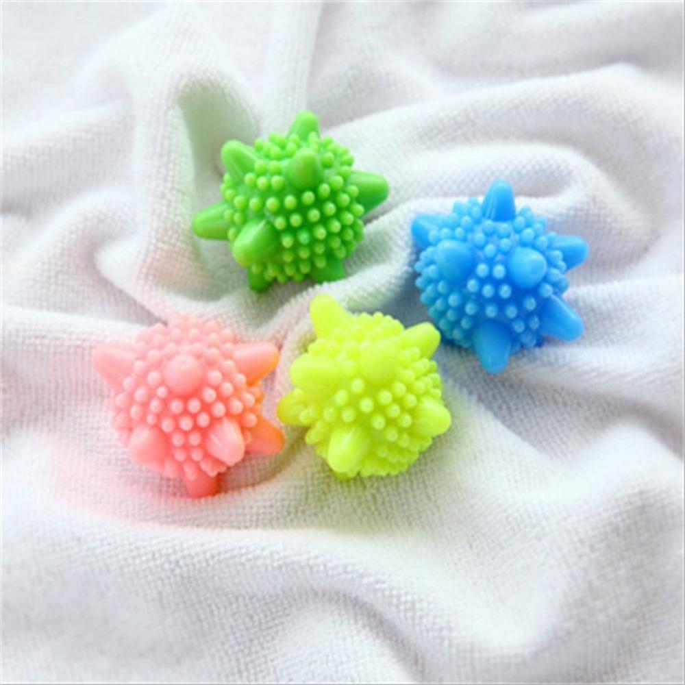 Solid Washing Balls Anti-Tangle Anti-Knot Laundry Dryer Balls Household Reusable Decontamination Cleaning Magic Scrubber Balls