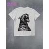 Teen Girl Clothes, Graphic Tees, With Roaring Leopard Pattern, Short Sleeved T - Shirt For Teenagers, Printed T - Shirt, Breathable Fabric, Y2k Style.