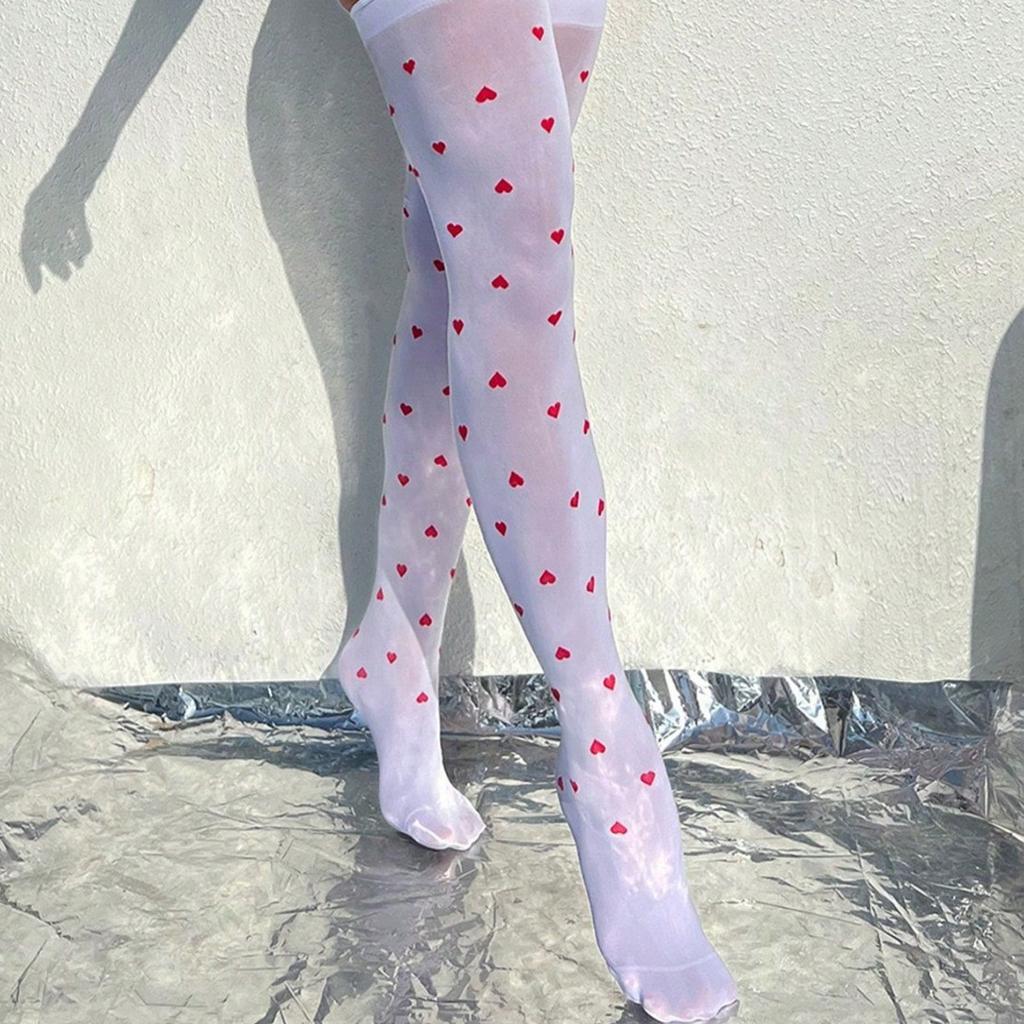 Valentine's Day European and American Christmas Party Stockings Holiday Dress Up Costume Props Knee Stockings AX