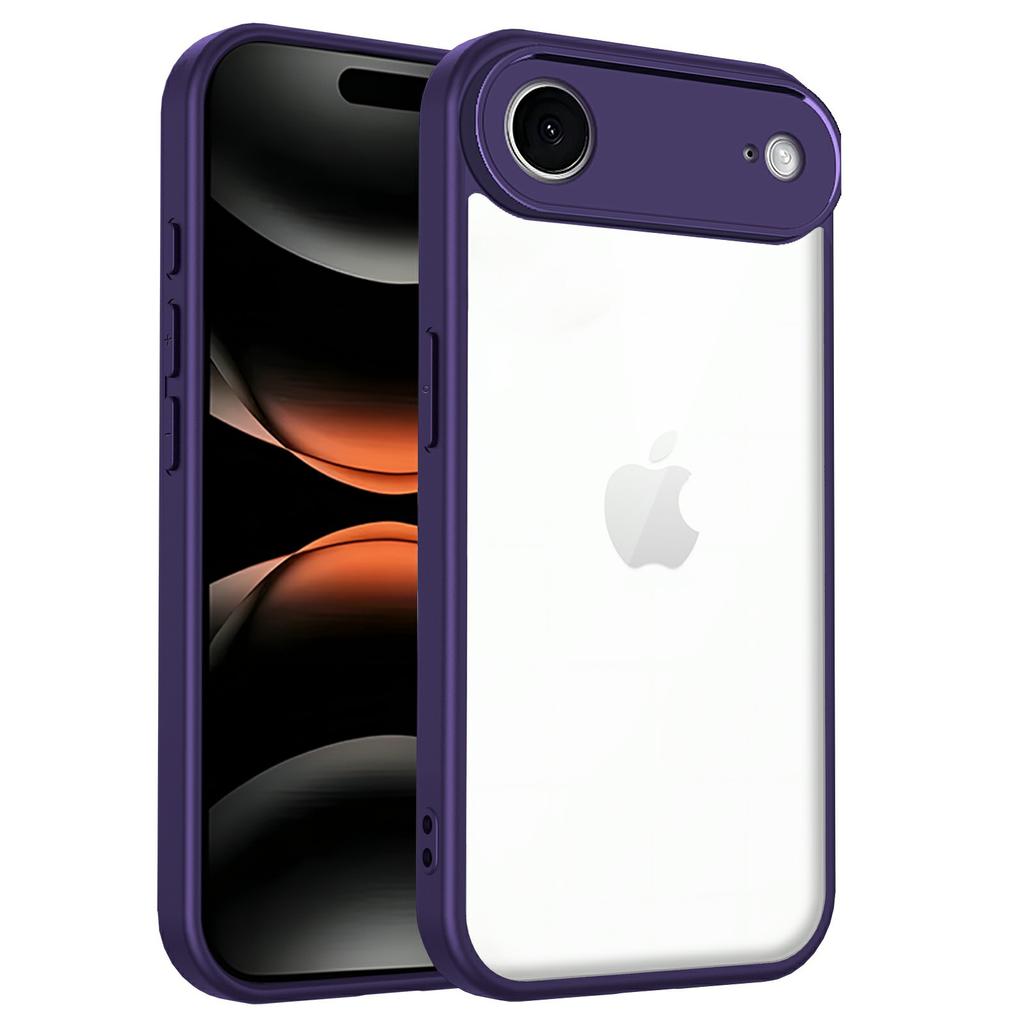 For iPhone 17 Air Case Matte Skin Touch Clear PC+TPU Shockproof Phone Back Cover
