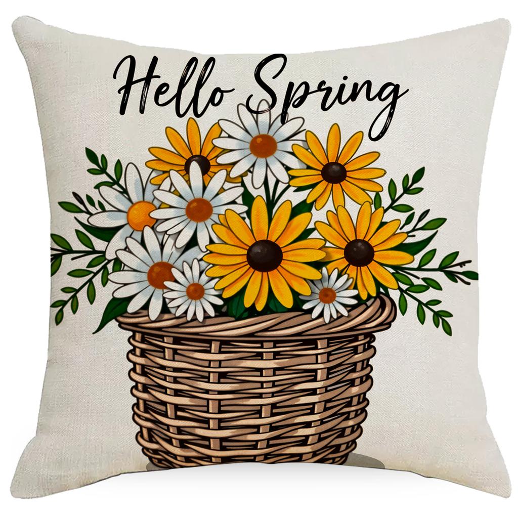 Summer Sunflower Sunflower Pillowcase Pillowcase Home Decoration Sofa Pillowcase