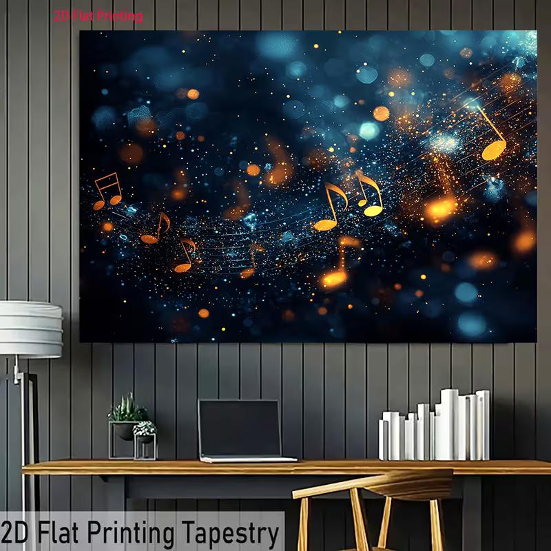 2D Musical Themed Backdrop for Stage, Party or Live Performance Photoshoot