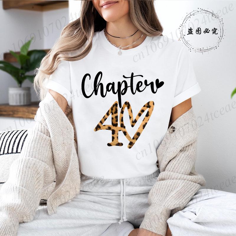 Unisex'S Casual T-Shirts It's My 40th Birthday Leopard Print T-Shirt Short Sleeve Top Casual Wear Birthday Party Graphic Tee Tops