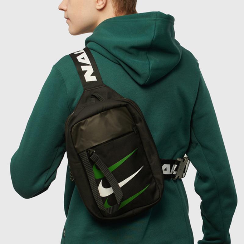 Nike Cotton Shoulder Bag, Crossbody Bag Regular Unisex Black Casual DA1433-010