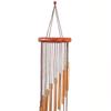 18-tube BBQ Wind Chime Solid Wood Aluminum Tube Rotating Home Decoration Craft Gift