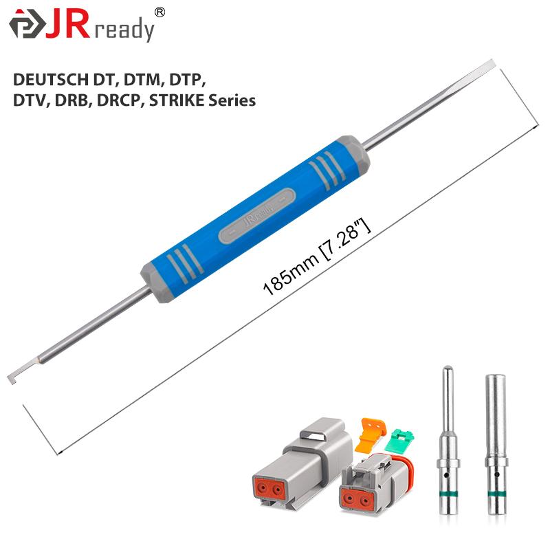 JRready Pin Extractor Tool For Solid/Stamped Contacts Terminal Removal Instrument For Deutsch Connector DT/DTM/DTP/HDP/DRC ,RT1B