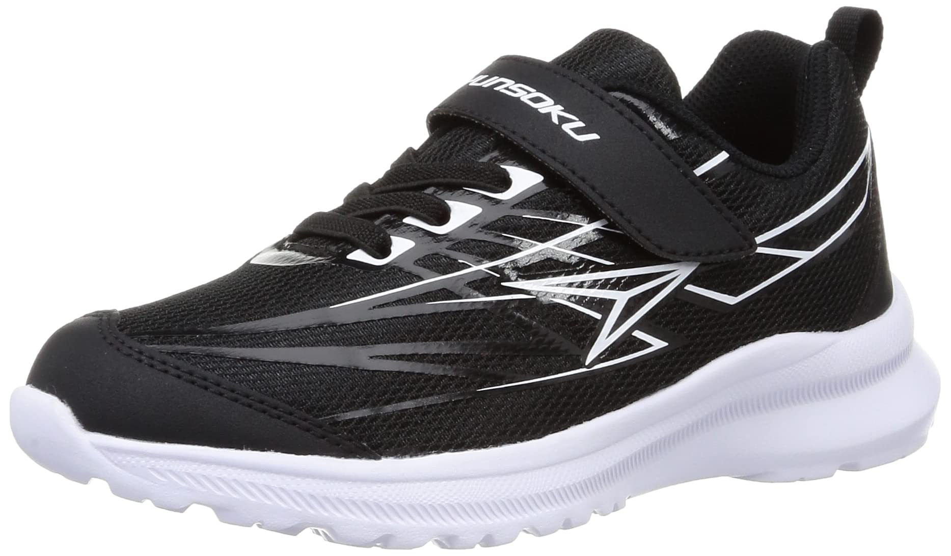 

Shunsoku Athletic SJJ cm Sneakers, Shoes, Lightweight, 19-24.5cm, 2E, Kids, Boys, Girls, 0800, Black, 19.0 чёрный