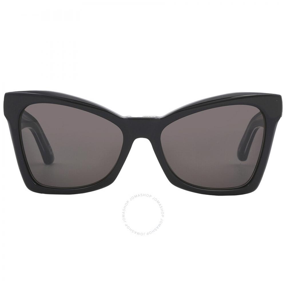 

Balenciaga Grey Cat Eye Ladies Sunglasses BB0231S 001 57