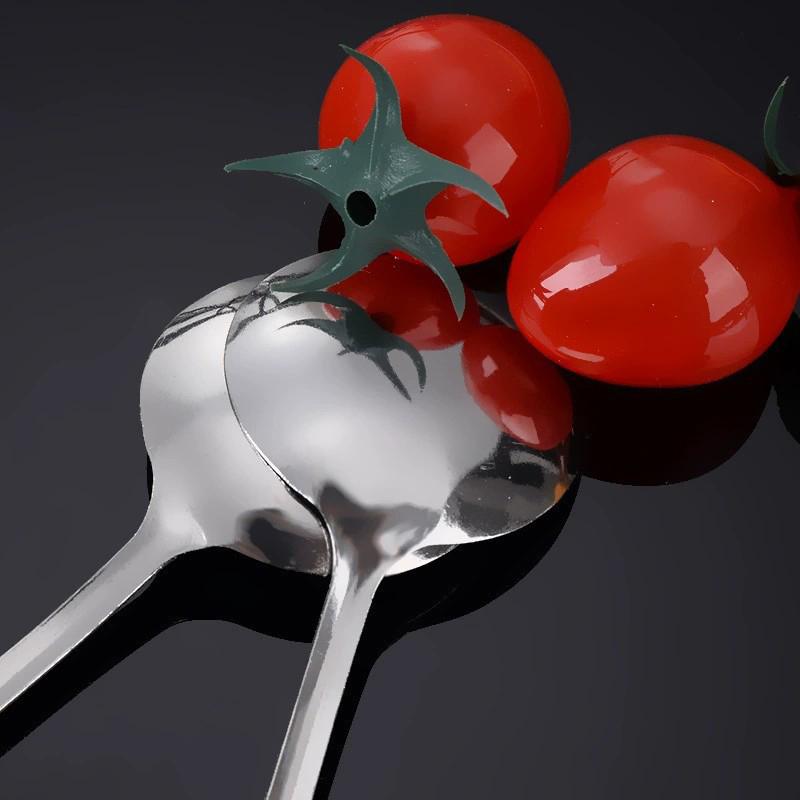 Edelstahllöffel, Eislöffel, Kaffeelöffel mit langem Griff, Rührlöffel, Essgeschirr, Küchenutensilien