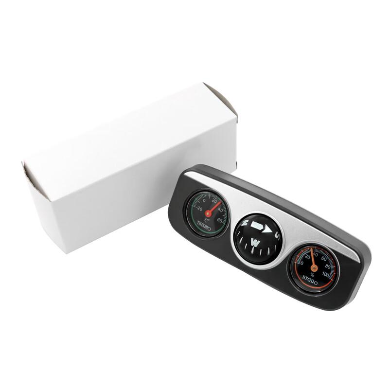MR MOOSE LC-3 Car Compass with Thermometer & Hygrometer