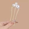 U-shaped Acetic Acid Hairpin Simple Beads Hair Stick Women Girls Colored U-Shaped Irregular Hairpin Jewelry Styling  Accessories