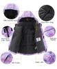LUCKYLUAN Snowboard and Ski Wear Set for Girls and Sizes Jacket and and Warm for Snow Wisteria Size 130 Kids' Boys, 110-150cm, Pants, Waterproof,