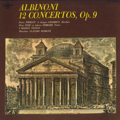 LP Record ALBINONI, CLAUDIO SCIMONE - 12 Concertos, Op.9 OS22945RE ERATO Japan Classical Used