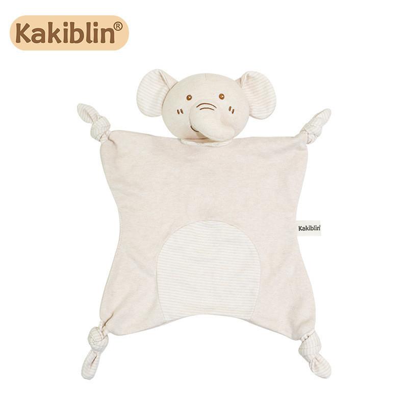 Cotton Baby Towel Teddy Bear Soft Plush For Infant Sleep And Chewing Elephant