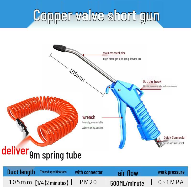 High-Pressure Air Blow Gun & Dust Removal Tool