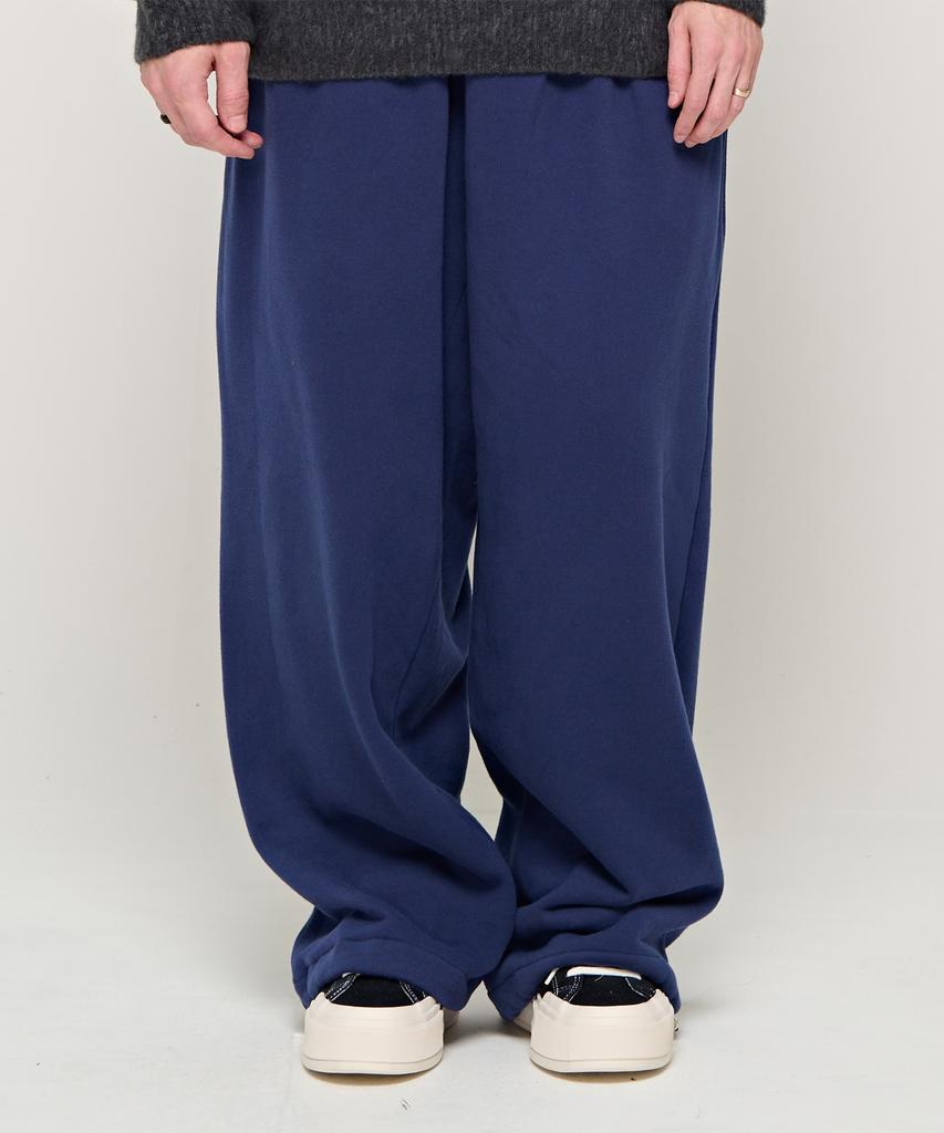 CARGOBROS Cb Essential Brushed Wide Pants (Navy)