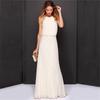 Halter Women Long Maxi Dress Evening Party Gown Wedding Bridesmaid Beach Holiday