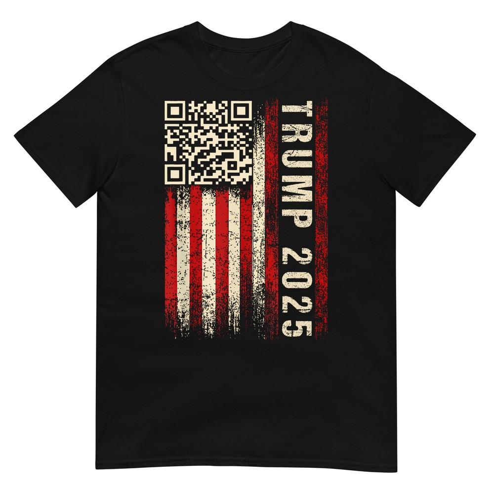 Funny QR donald trump dancing 4745 code video T-Shirt