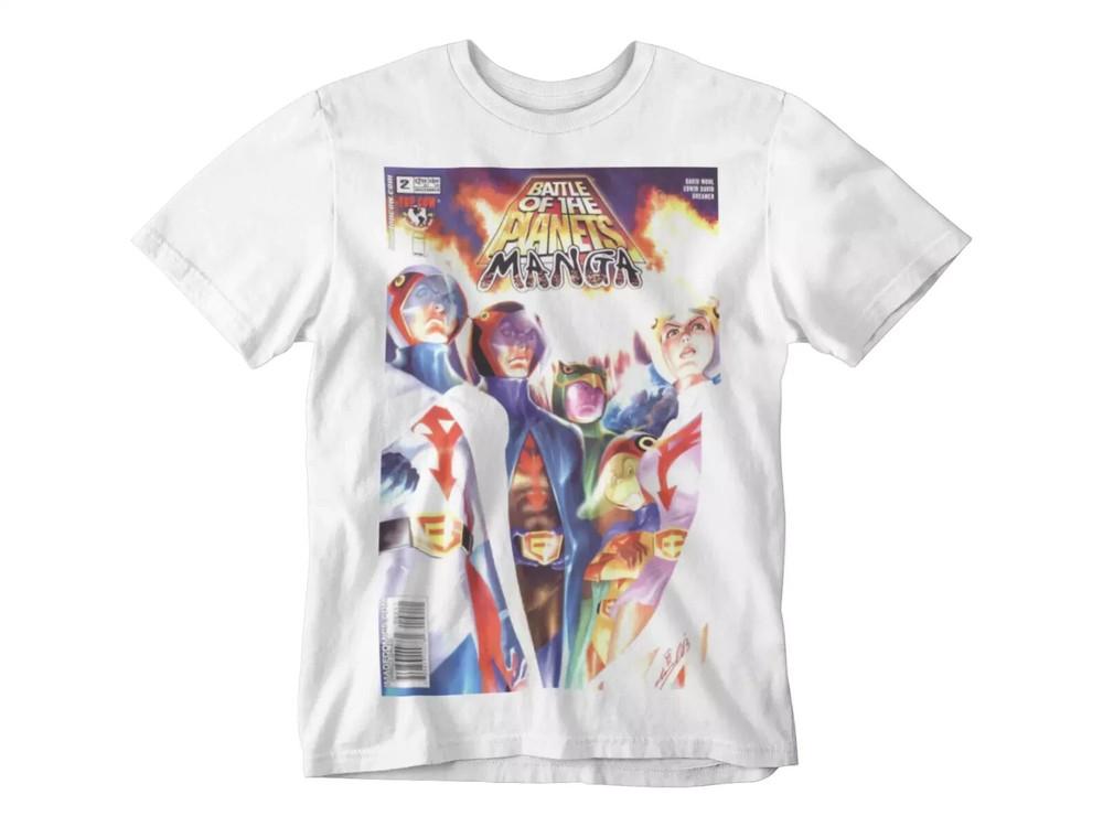 RETRO T-SHIRT Mens Battle of the Planets TV T-shirt Cartoon Gift Unisex T-Shirt XL