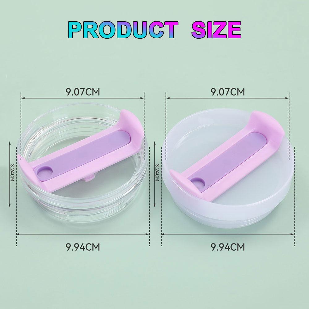 Silicone World 40oz For Stanley H2.0 Tumbler Flip Straw Lid Replaceble Sealed Leak Proof Cup Cover Coffee Cups Tumbler Lids