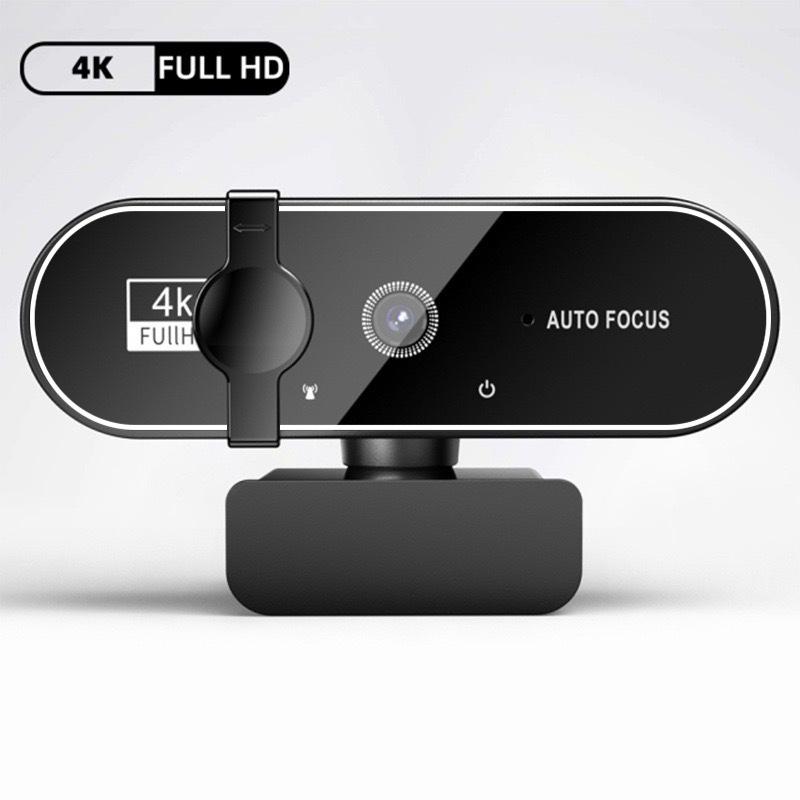 B19 4K HD USB Computer Camera for Online Classes, Meetings, and Live Streaming