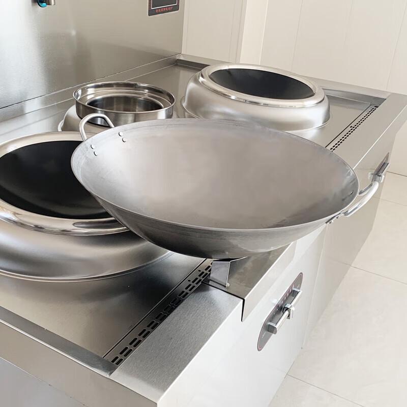 NHZHIW Induction Wok Stir-fry Pan with Double Handles