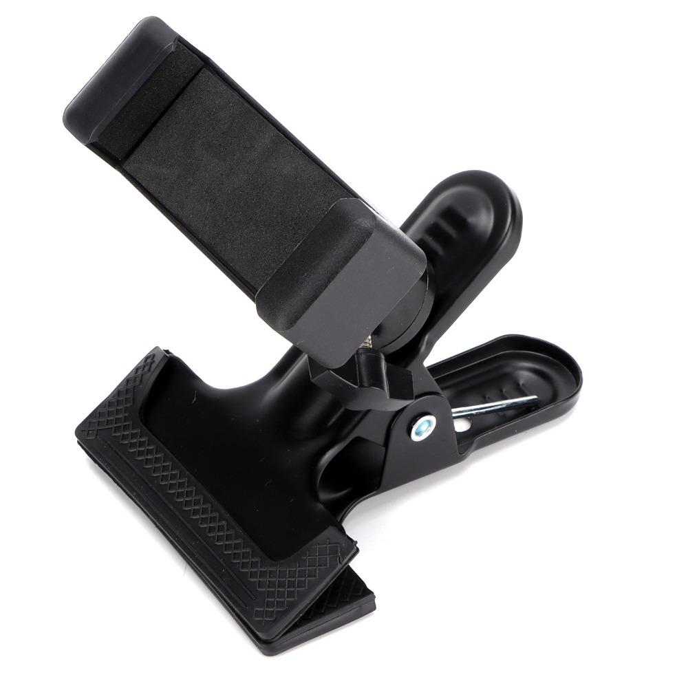 Black Guitar Phone Holder Clamp Design Clip Phone Holder Durable Phone Holder Mount  For Viewing