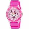 Q&Q Watch Analog Hello Kitty Waterproof Urethane Belt VQ75-230 Women's Pink