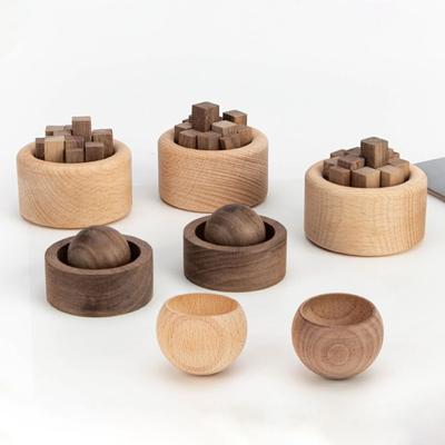 Volatile Aromatherapy Diffuser Spheres Refillable Unique Wooden Essential Oil Diffusers Creative DIY