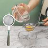 Stainless Steel Flour Filter Spoon Household Juice Filter Skimmer Strainer  for Cocoa Matcha Powder