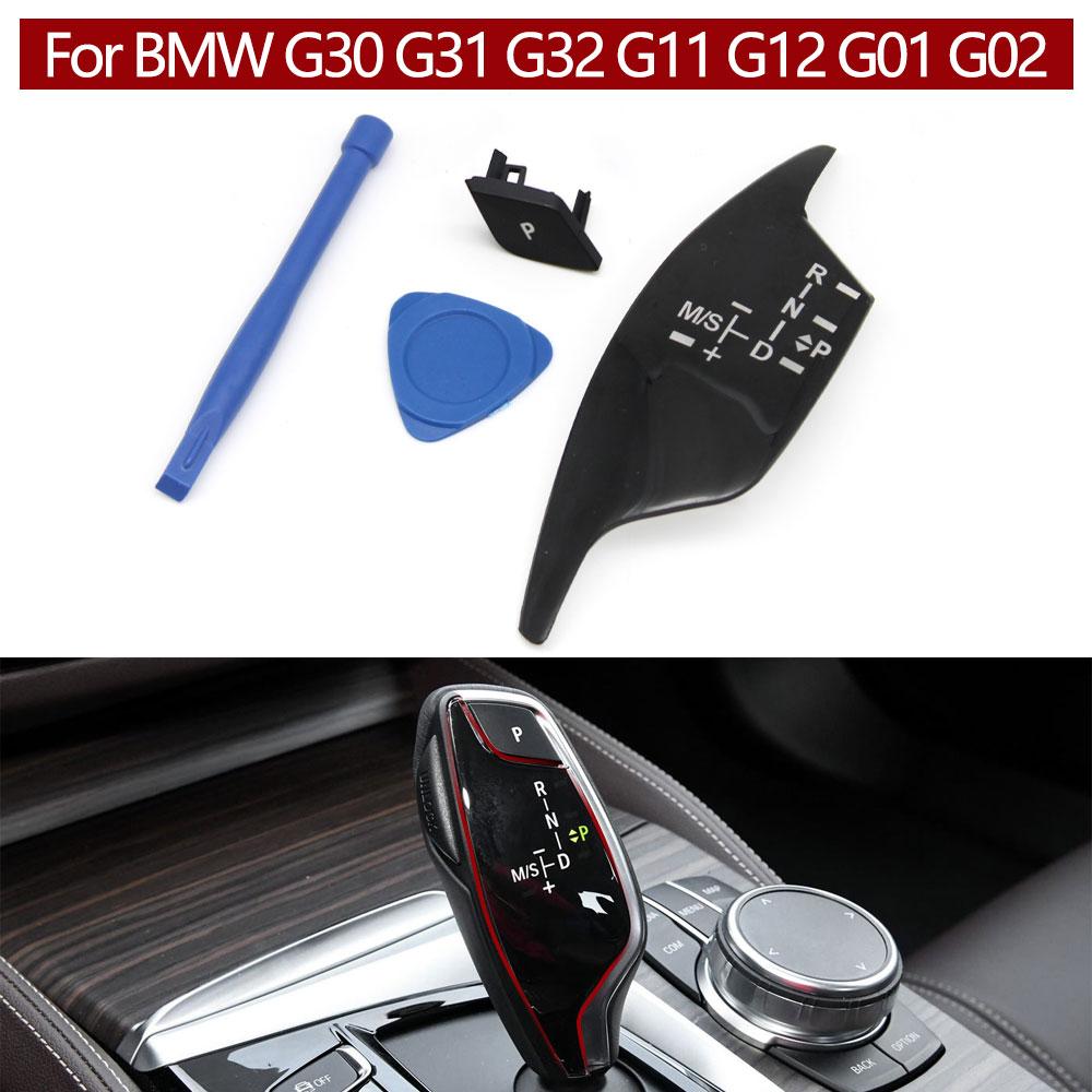 Left Hand Driver Car Interior Gear Shift Knob Panel Sticker Cover Replacement For BMW 5 6GT 7 X3 X4 G30 G31 G32 G11 G12 G01 G02