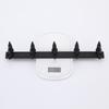 Tuqiu Black Dolphine Bathroom Robe Hook Wall Hooks Aluminum Kitchen Towel Hook  Black Key Hat Bag Hanger Holder Clothes Hook