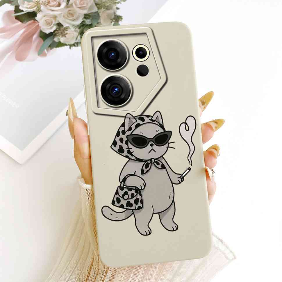 For Tecno Camon 20 Premier 5G Case CK9n Silicone Back Cover For Camon 20Premier 5G Simple Colorful Printing Phone Cases Fundas