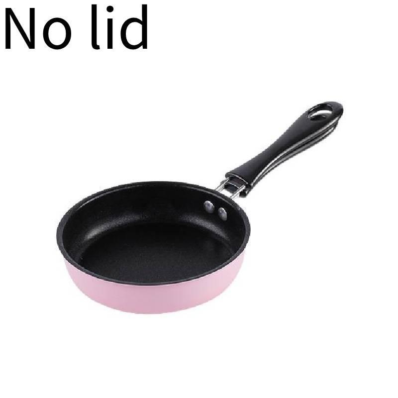 Egg Flat Bottom Nonstick Pan Fried Egg Boiled Food Camp Cooking Multicolor