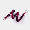 IGNICASE Fashion Contrast Color Rope Braided Wide Strap Hardware Round Buckle Versatile Shoulder Underarm Bag Universal Strap