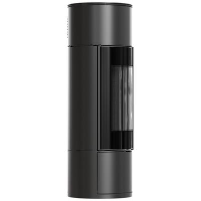 Wood Burning Stove KRATKI AMBLER Ø 150 7 kW Black Thermotec