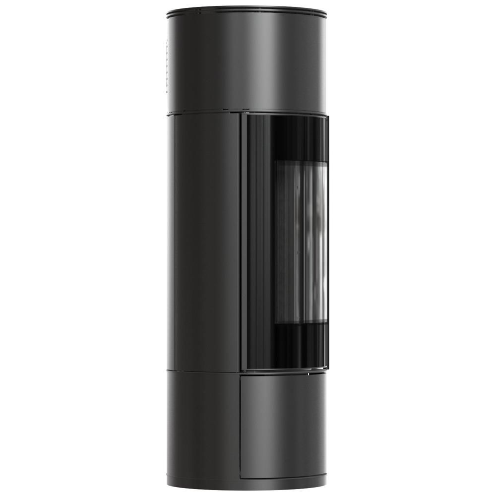 Wood Burning Stove KRATKI AMBLER Ø 150 7 kW Black Thermotec