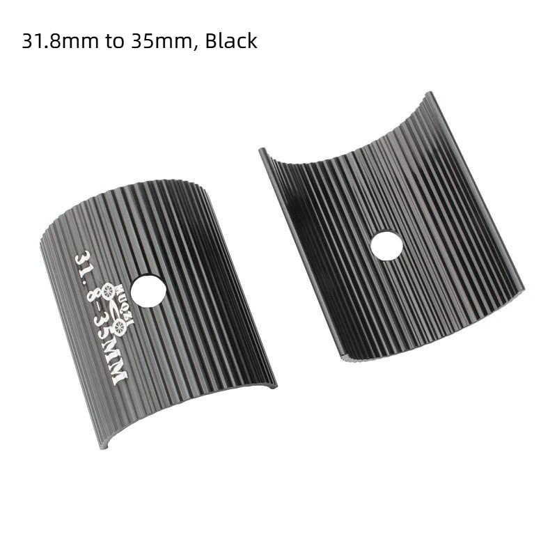 1 Paar Fahrradlenker Reduzierstück, 25,4/31,8 auf 31,8/35 mm Vorbauadapter für Mountainbike Rennrad