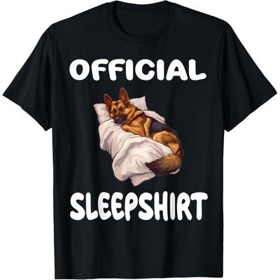 German Shepherd Dog Official Sleepshirt Pajamas Nightgown T-Shirt(1)