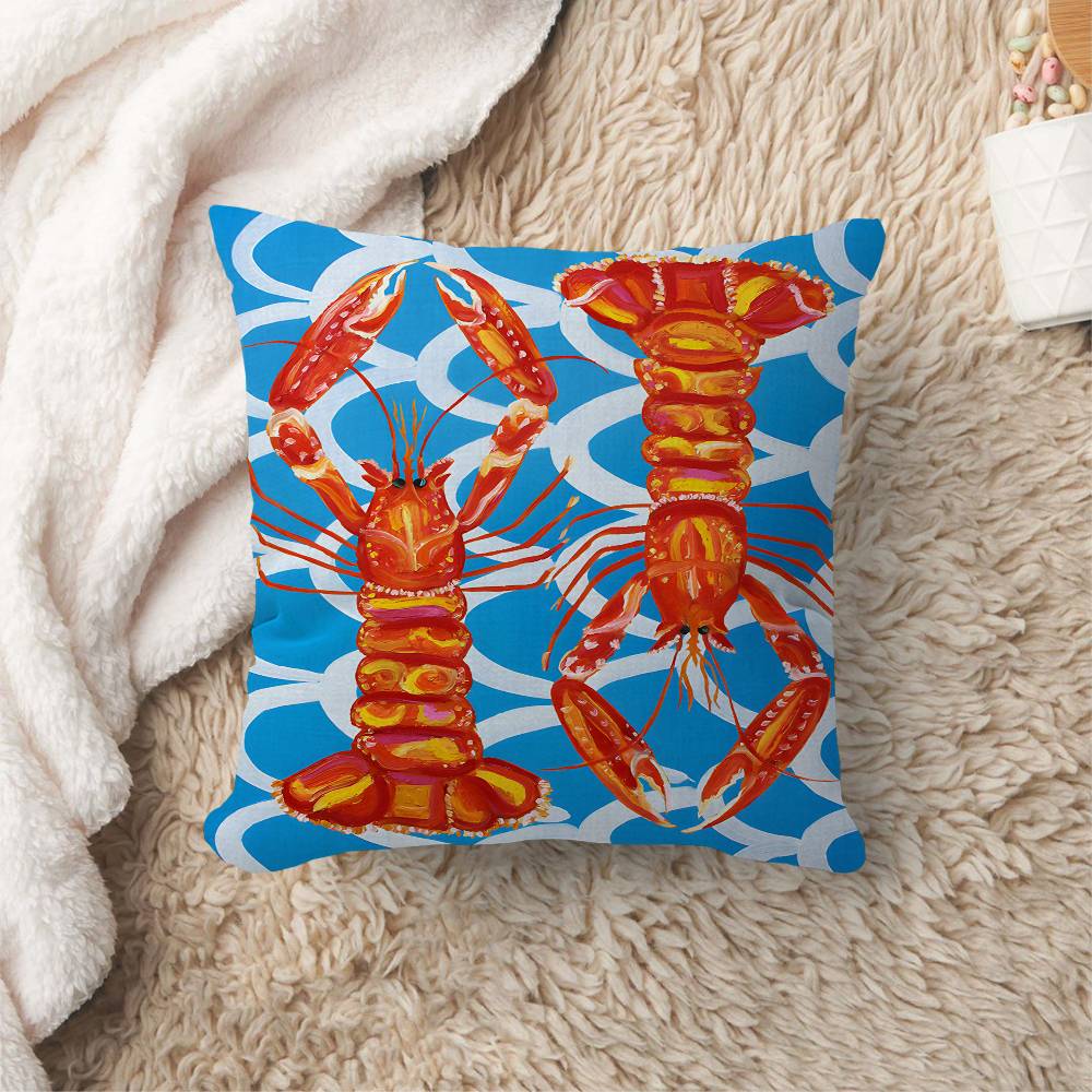 Colorful Sardine Lobster Fish Ocean Animal Pillow Anime Pillow Sofa Bed Head Pillow Cover Cushion Cover X Cm Fashion