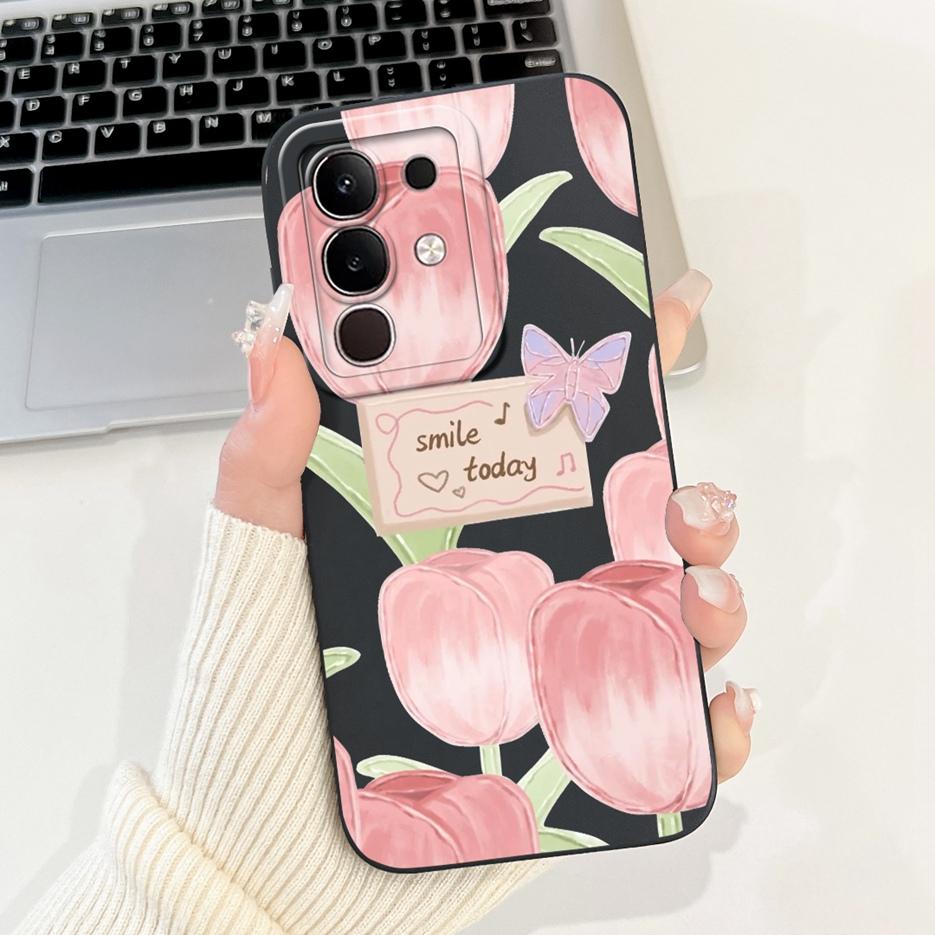 For Vivo Y29 4G 5G Case Fashion Rabbit Cartoon Cover Shockproof Phone Case For Vivo Y29s Y 29 S VivoY29 5G V2420 Soft TPU Fundas