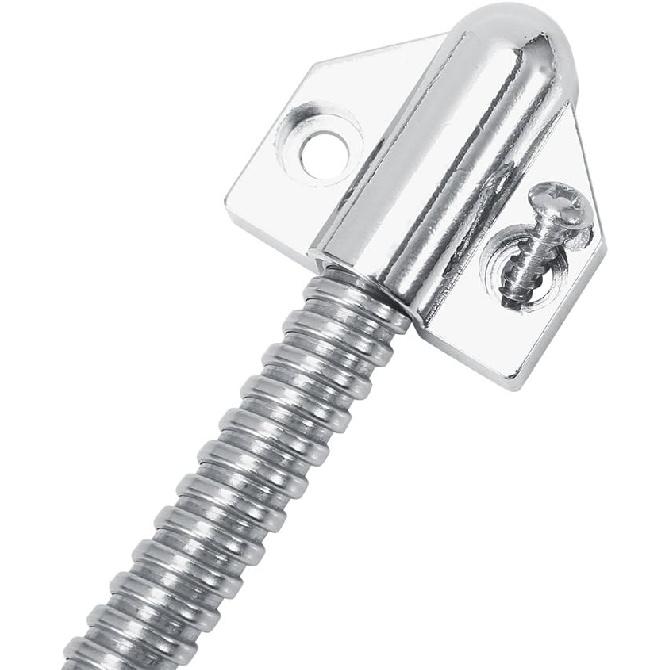 Door Loop Wire Armor Door Cord Zinc Alloy 1Pc 40Cm Long Door Loop With Triangle Ends For Exposed Mortise Mounting Wire Cable