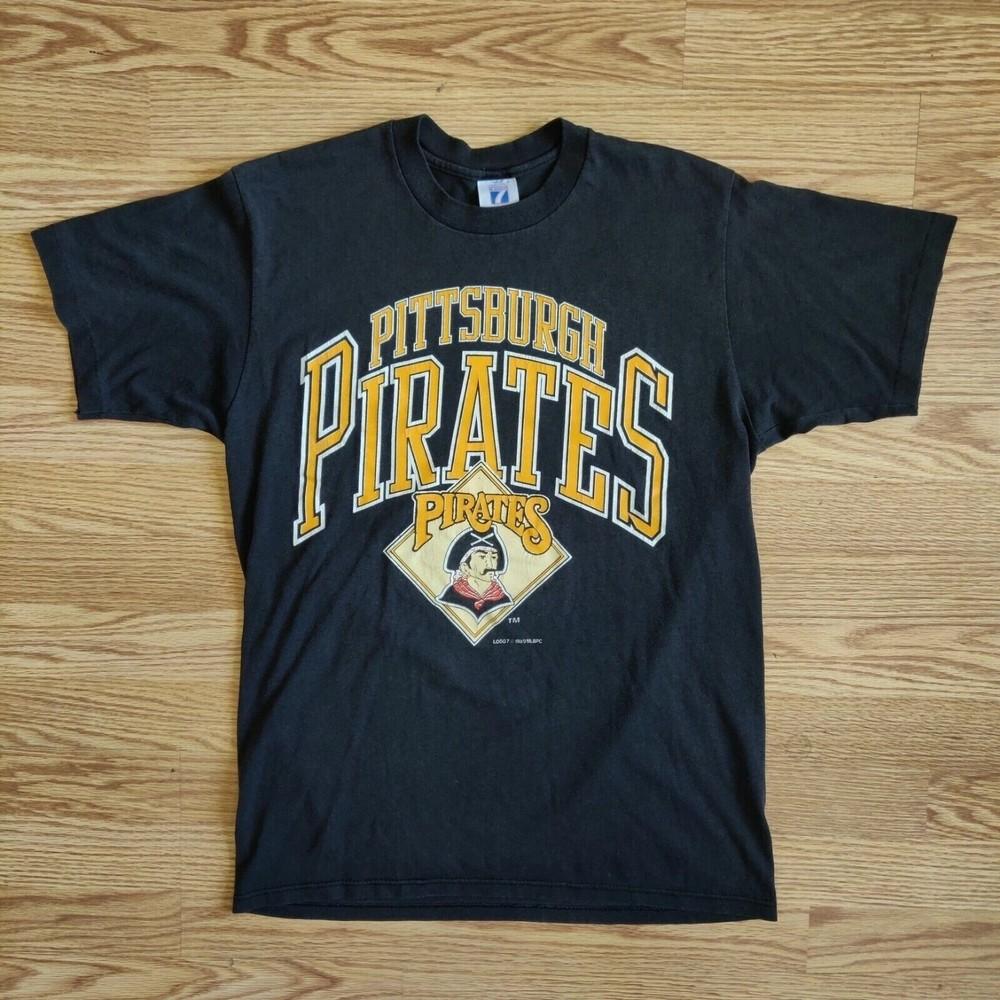 Винтажная Бейсбольная Футболка Pittsburgh Pirates 1980-х Унисекс Мужская Женская S-5XL Унисекс Футболка XL