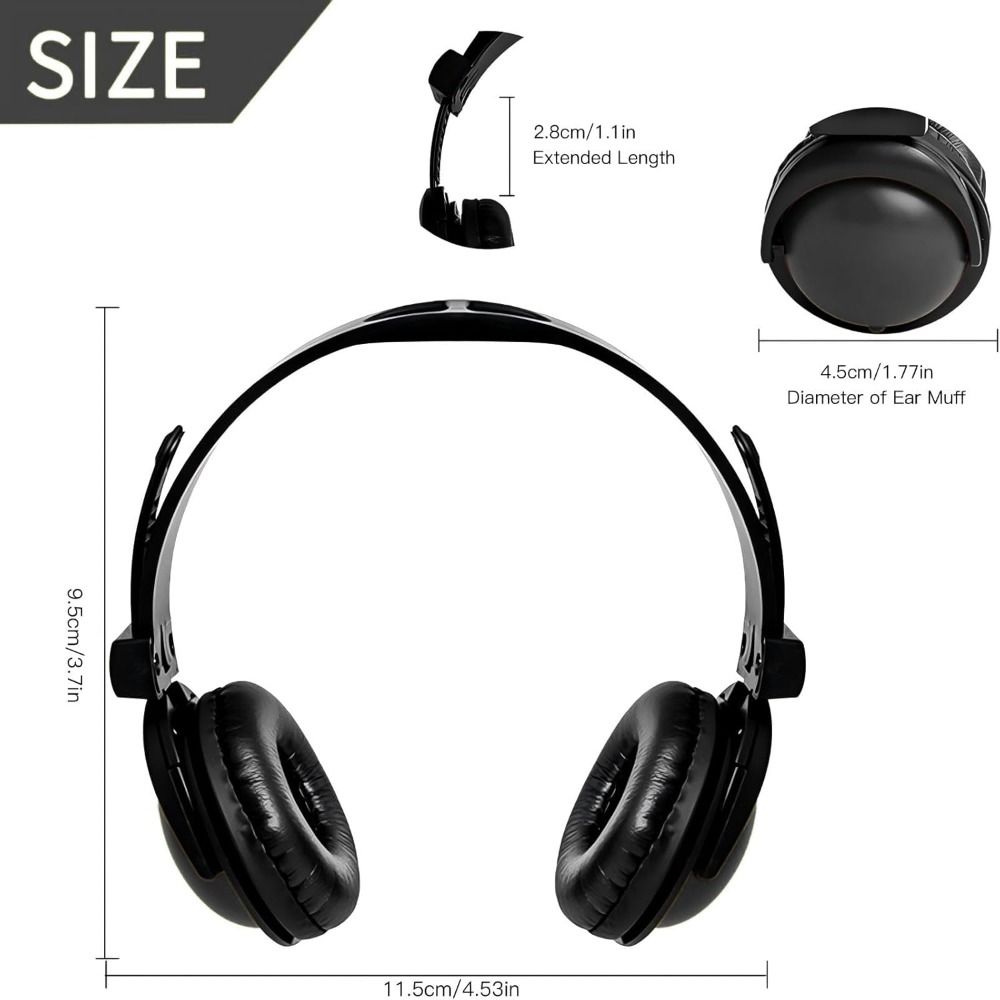 Adjustable Headband Pet Headphone Foldable Portable Mini Pet Headphone Photo Shoot Supplies Cosplay Props Costume Accessories