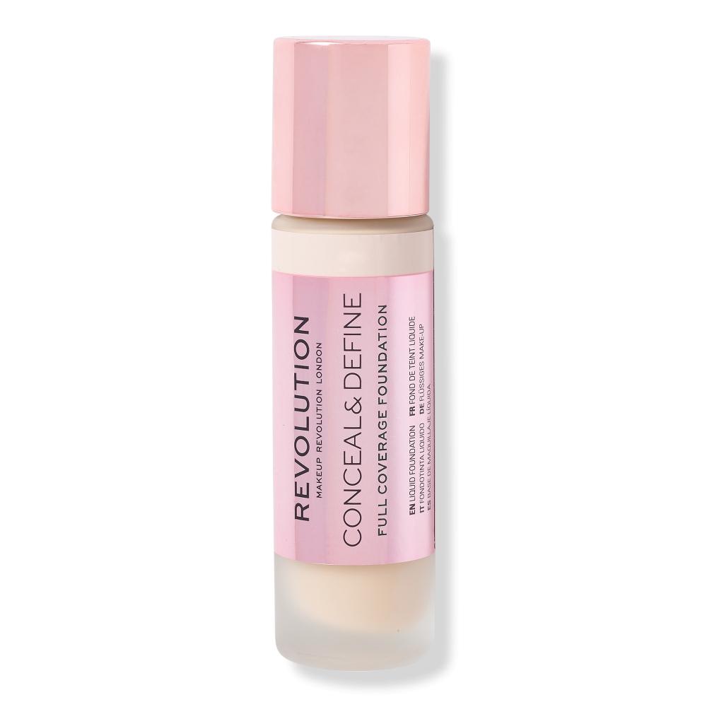 

Makeup Revolution Conceal Define Тональный крем с полным покрытием 0,8 унции F6.5