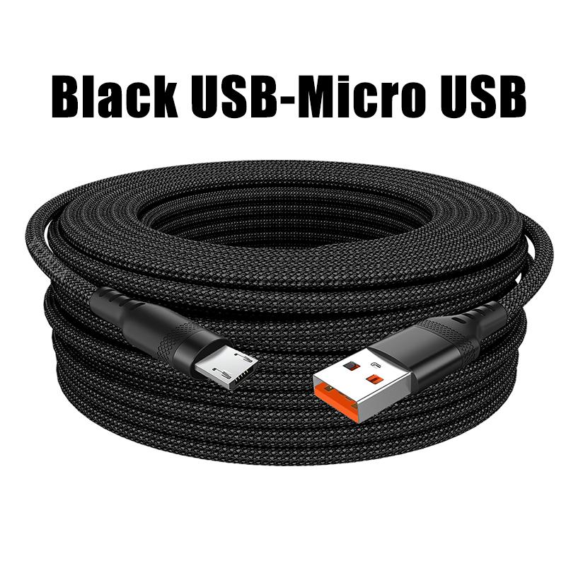 Cablu de încărcare rapidă 6A USB TIP C/Micro USB 3m 5 metri USB C Android Cablu de încărcare extins pentru Huawei Samsung Xiaomi OPPO OnePlus
