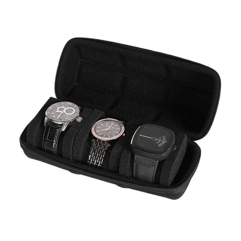Portable Watch Storage Box Water Proof Unique Zipper Travel Carrying Case Eva Storage Bag For Smartwatch Wristwatch Organizer